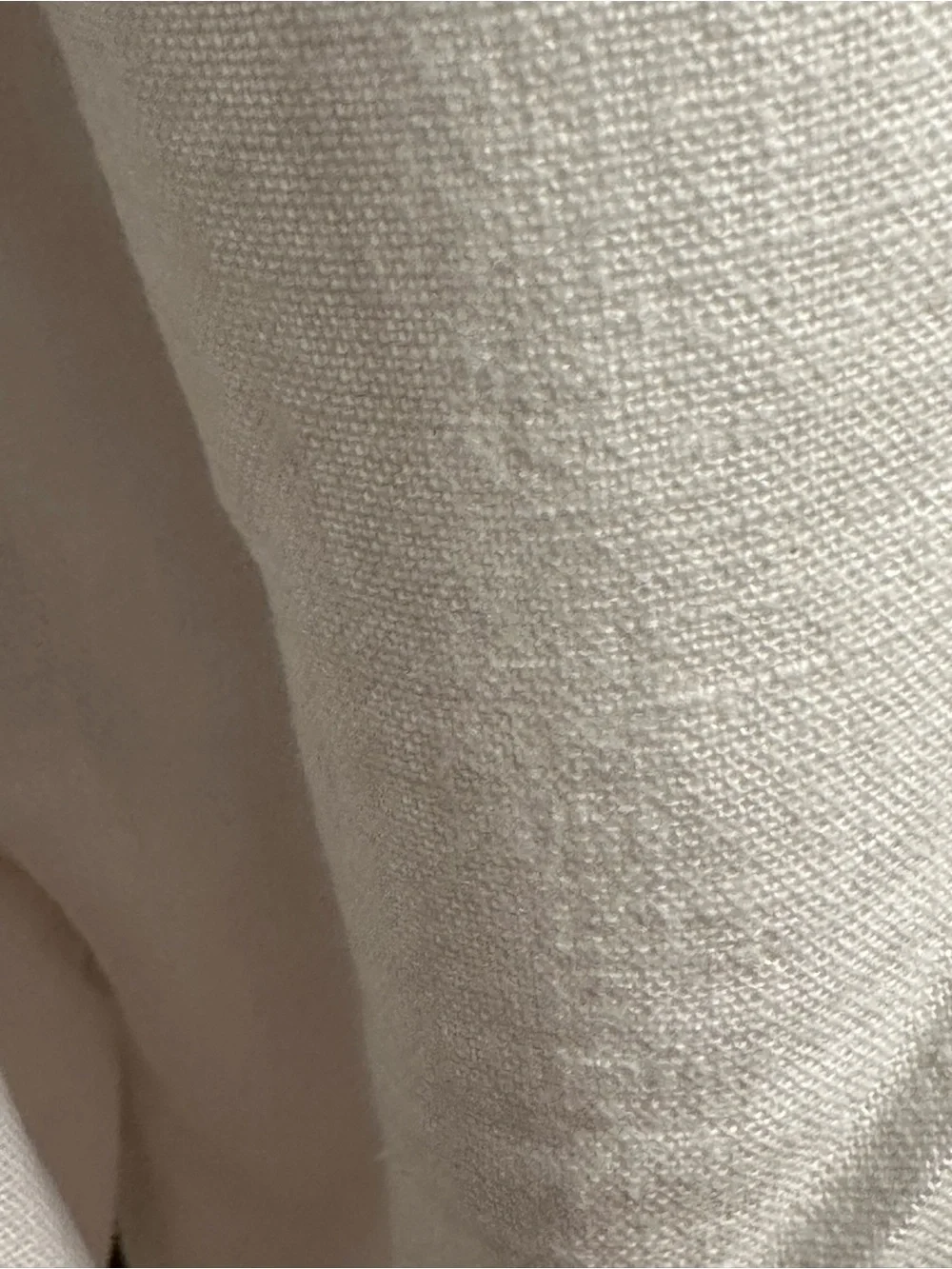 Abercrombie & Fitch White Square-Neck Puff Sleeve Top